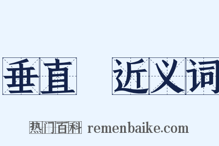 垂直綫近义词是什么意思的图片